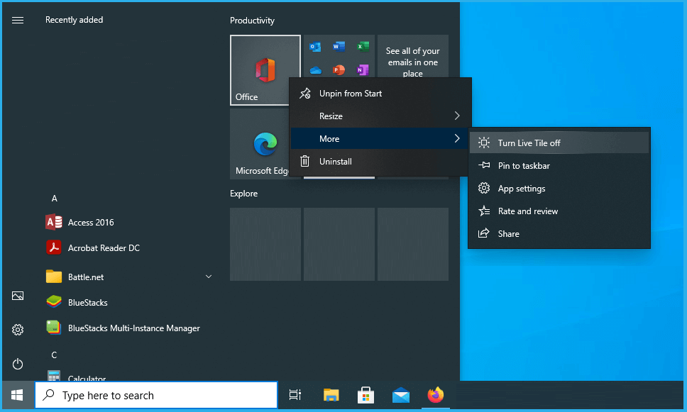 How to Get Rid of Notifications in the Start Menu