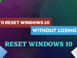 How to Reset Windows 10 Without Losing Data