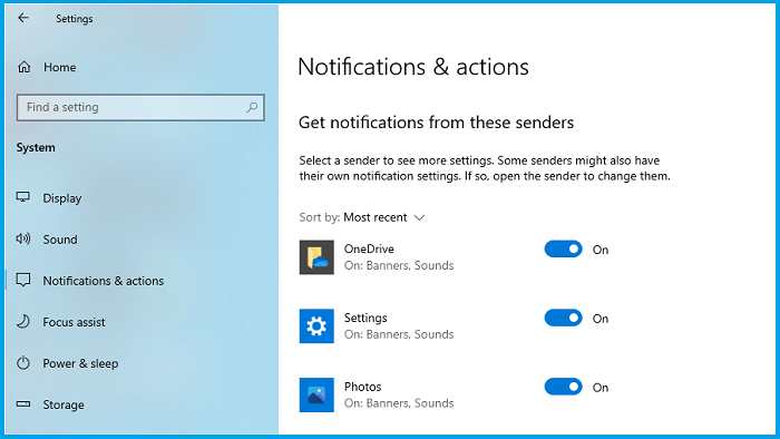 How to Turn Off Windows 10 App Notifications