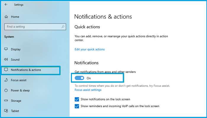 How to Turn off All Windows 10 Notifications