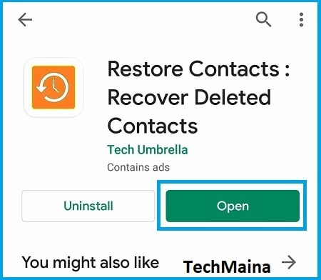 Recover Deleted Contacts with Apps