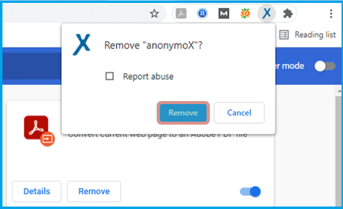 Не работает anonymox для google chrome