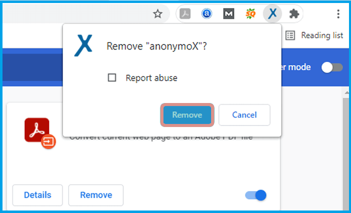 Reinstall Anonymox