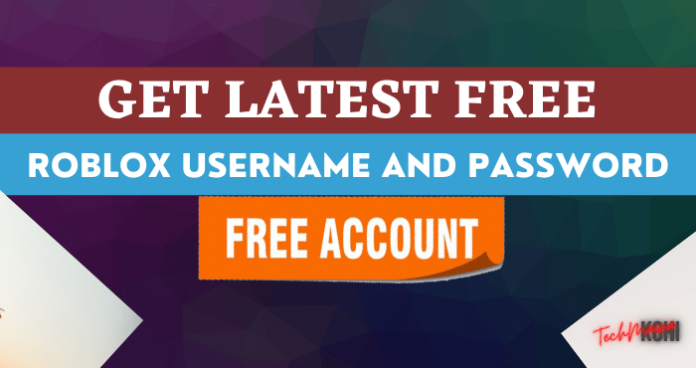 Roblox Username And Password TechMaina