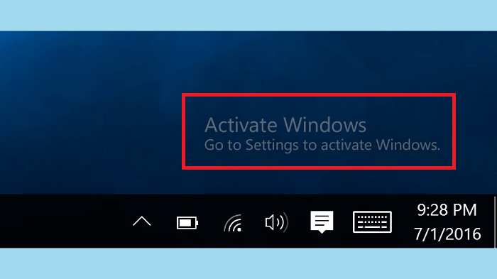 disable activate windows watermark