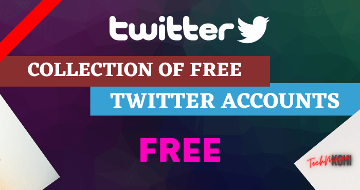 Collection of Free Twitter Accounts and Passwords