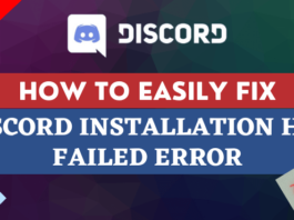 How to Fix Discord Installation Has Failed Error