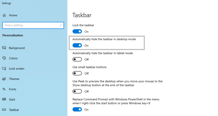 How To Hide Taskbar On Windows 10 [2023] » TechMaina