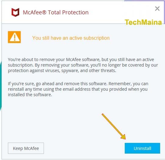 How To Turn Off McAfee Antivirus On Windows 10 » TechMaina