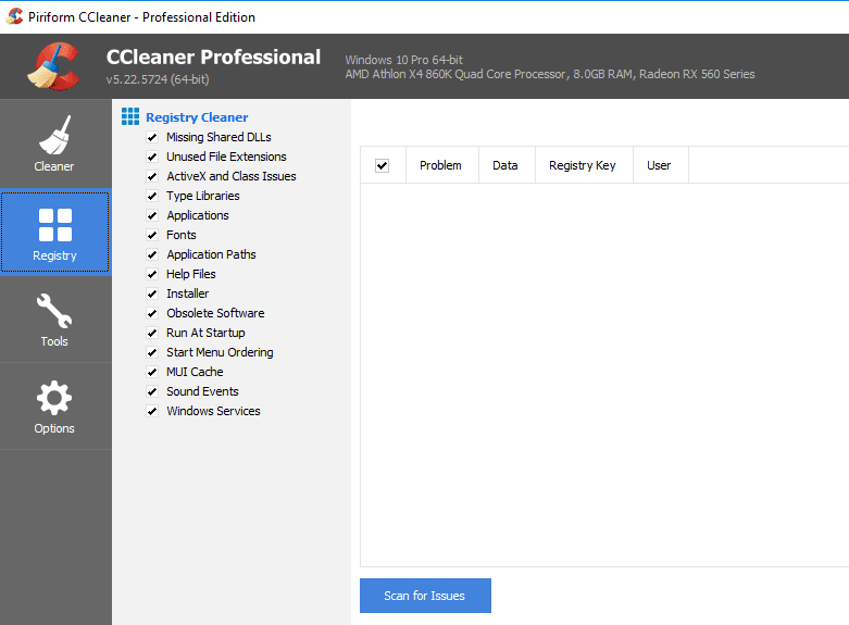 Clean Junk Files with CCleaner