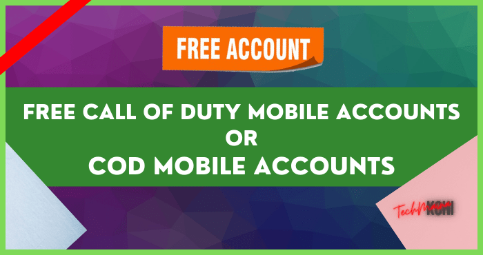 Free Call of Duty Mobile Accounts