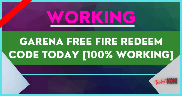 Garena Free Fire Redeem Code Today [100% Working]