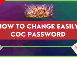 How to Change easily COC Password