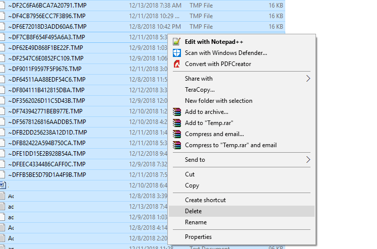 How to Delete Windows Junk Files Via Temp Folder