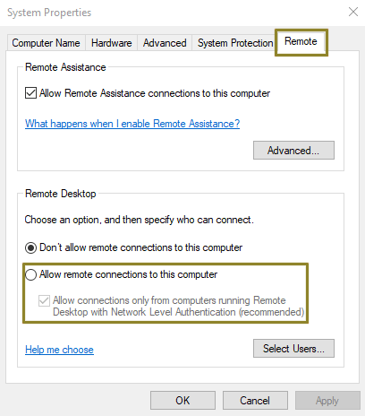 How to Enable RDP Support in Windows 10