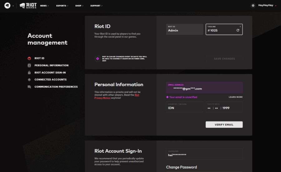 Valorant: How to change your Riot ID