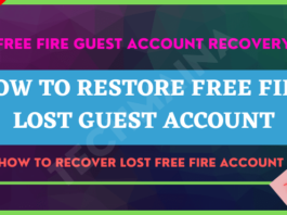 How to Restore Free Fire Lost Guest Account
