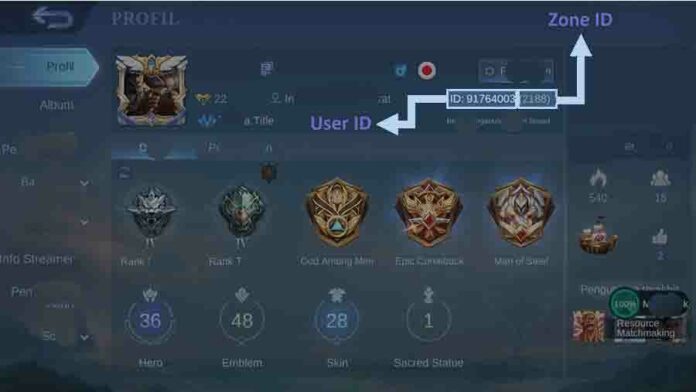How To Find Your User Id Zone Id In Mobile Legends Techmaina How To Find Your User Id Zone Id In Mobile Legends Techmaina