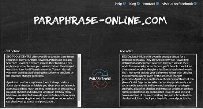 Paraphrase-online