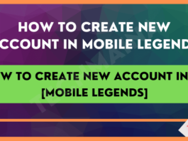How to Create New Account in ML [Mobile Legends]