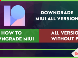 How to Downgrade MIUI All Version Without PC