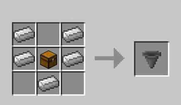 How to Make a Hopper in Minecraft