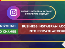 How to Switch Business Instagram Account into Private Account