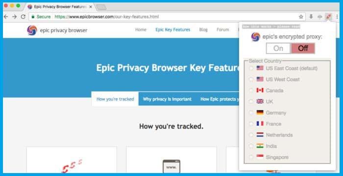 Epic Privacy Browser