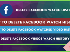 How to Delete Facebook Watch History