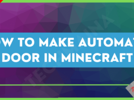 How to Make Automatic Door in Minecraft