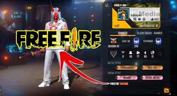 free fire profile bio style colour