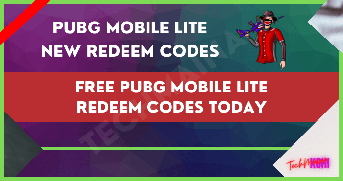 Free Pubg Mobile Lite Redeem Codes Today