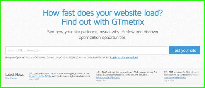 GTMetrix