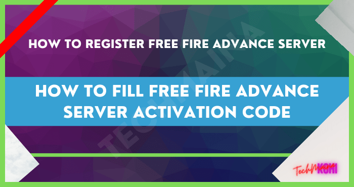 How to Fill Free Fire Advance Server Activation Code