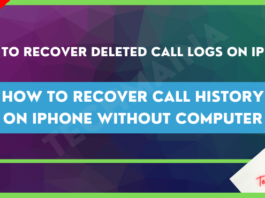 How to Recover Call History on iPhone Without Computer