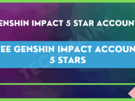 Free Genshin Impact Accounts 5 Stars