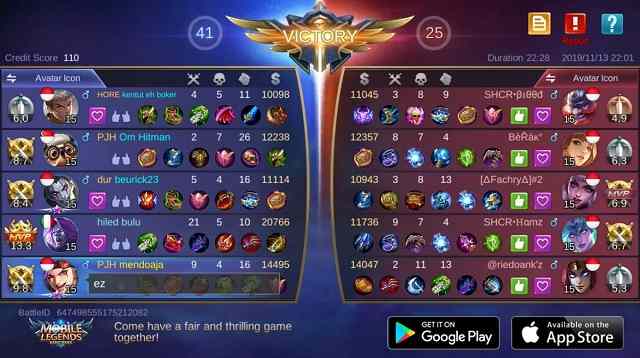 Get a Pro Team in Mobile Legends by Follow Players Who Get MVP