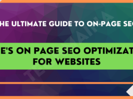 Here's On Page SEO Optimization For Websites