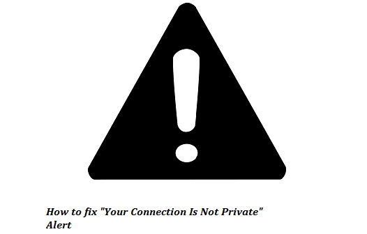 Your Connection is Not Private Error