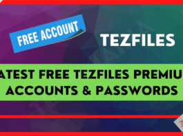 Free Tezfiles Premium Accounts & Passwords