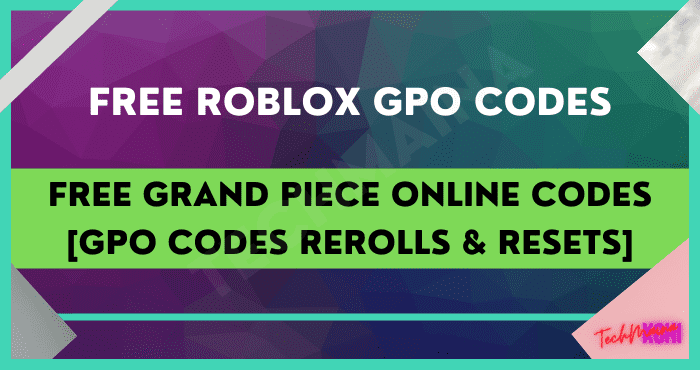 Free Grand Piece Online Codes [GPO Codes Rerolls & Resets]