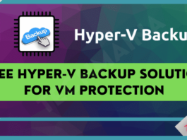 Free Hyper-V Backup Solution for VM Protection