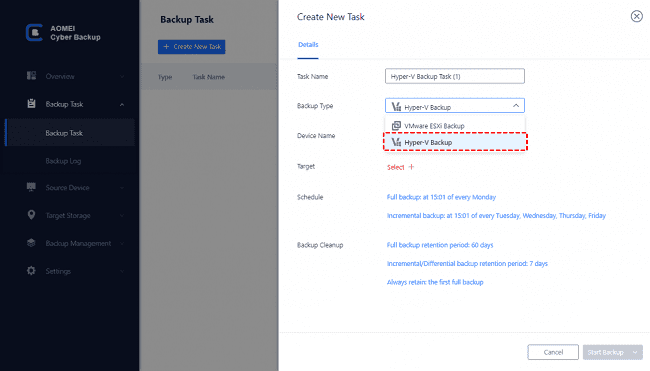 How to Backup Hyper-V VMs Step by Step 1