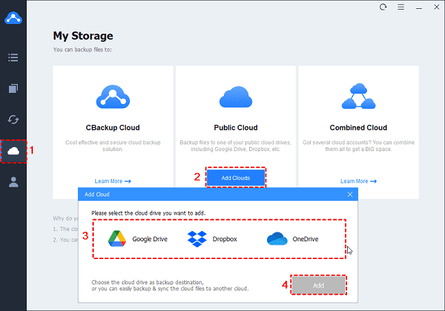 How to Create Automatic Backup to Public Clouds 1