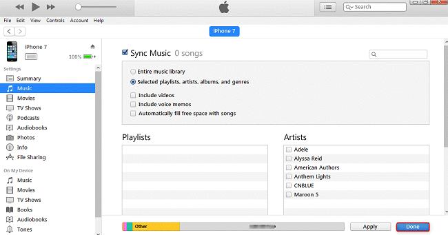 How to Transfer Music from Computer to iPhone via iTunes 1