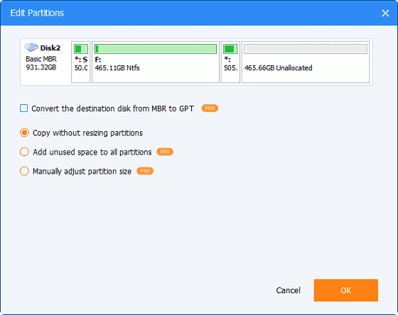 write speed of the SSD