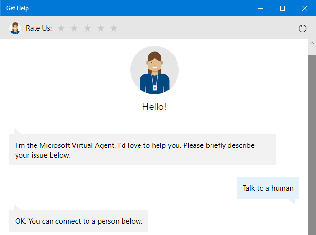 Get help on windows 10