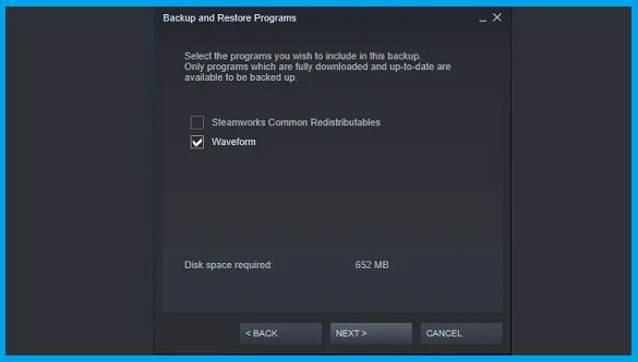 How to Backup Games on Steam 2