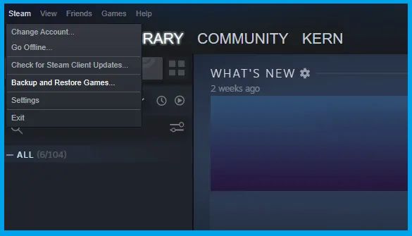 How to Backup Games on Steam