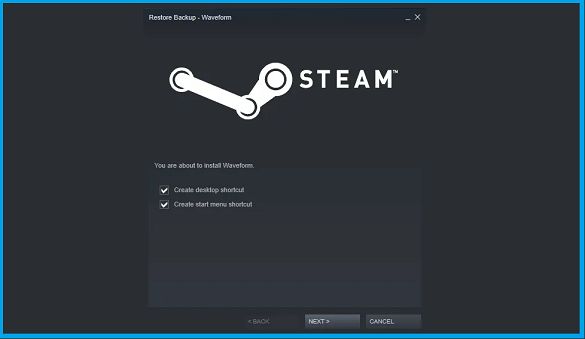 How to Restore Game Backup Results on Steam 3